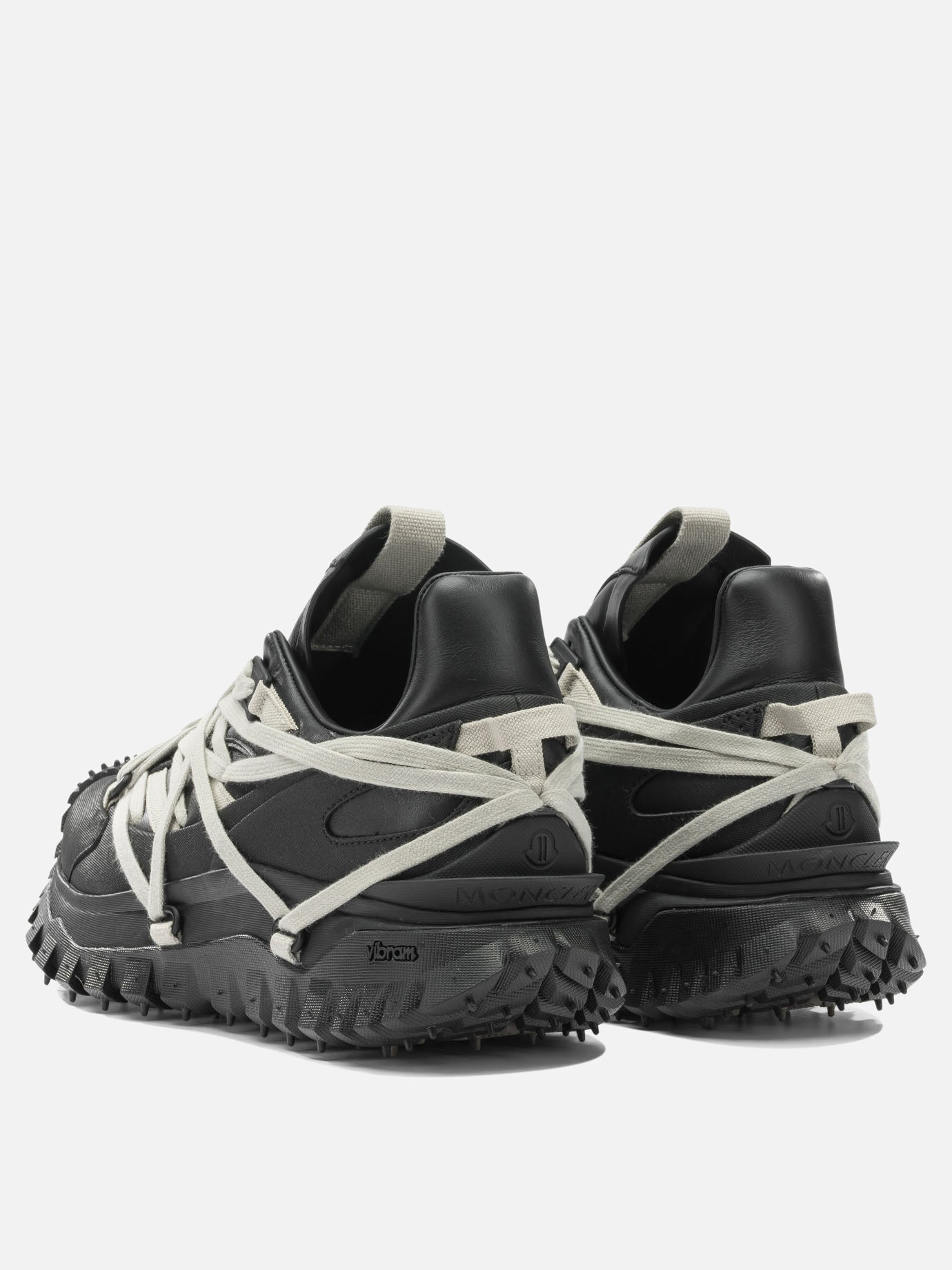 Low top sneakers 100% cow leather - 100% rubber fiber  Black - Rick Owens Men | PDP | VIETTI Online Store | thumbnail_4