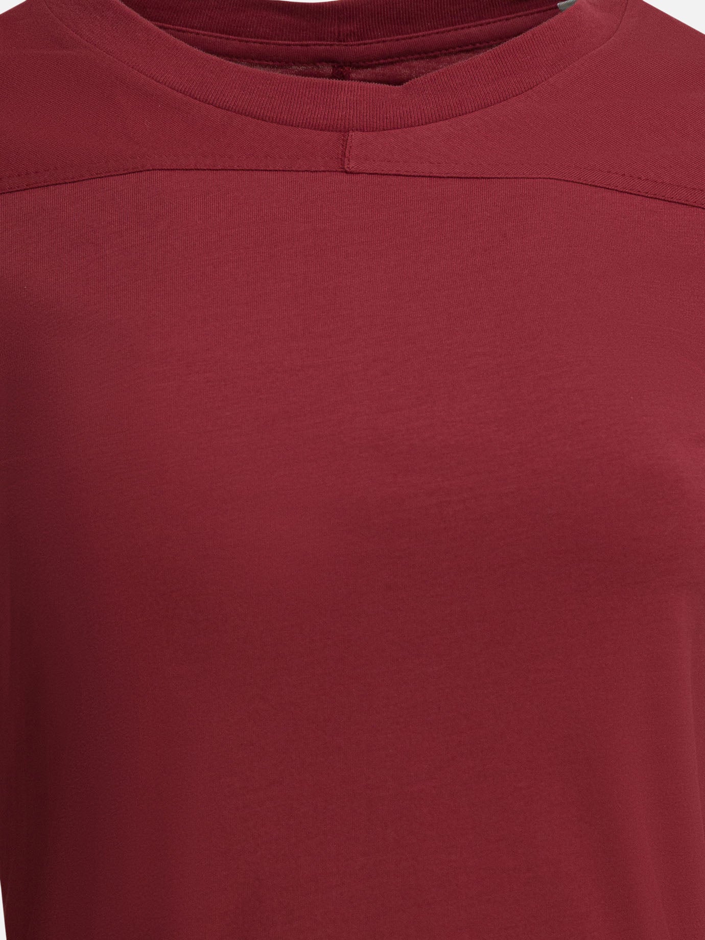 T-shirt girocollo Solid colour  Rosso - Rick Owens Donna | PDP | VIETTI Online Store | Zoom-Modal_3
