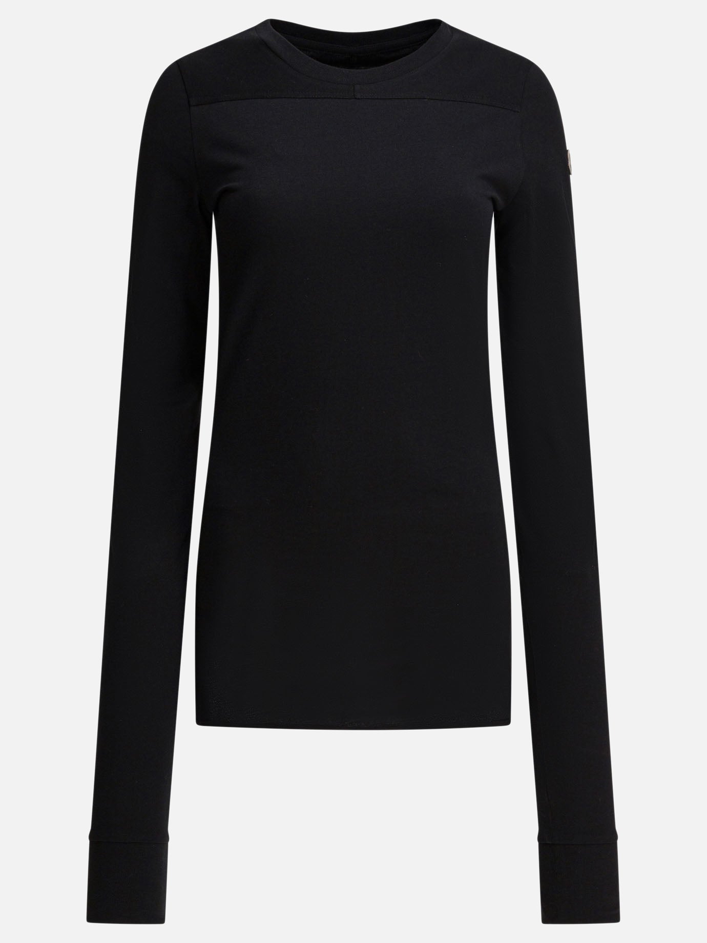 Crewneck t-shirts Solid colour  Black - Rick Owens Women | PDP | VIETTI Online Store | Zoom-Modal
