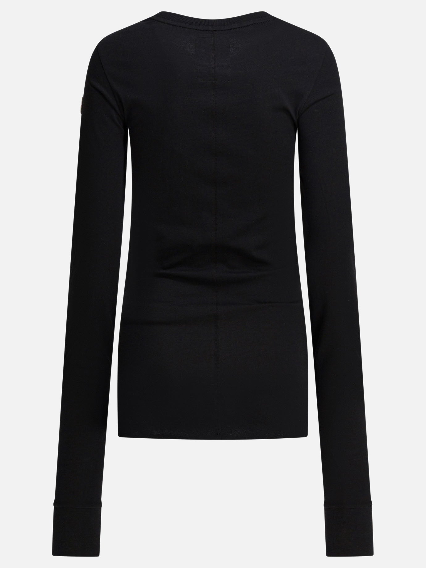 Crewneck t-shirts Solid colour  Black - Rick Owens Women | PDP | VIETTI Online Store | thumbnail_4