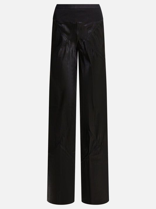 Pantaloni sartoriali Solid colour  Nero - Rick Owens Donna | PLP | VIETTI Online Store 
