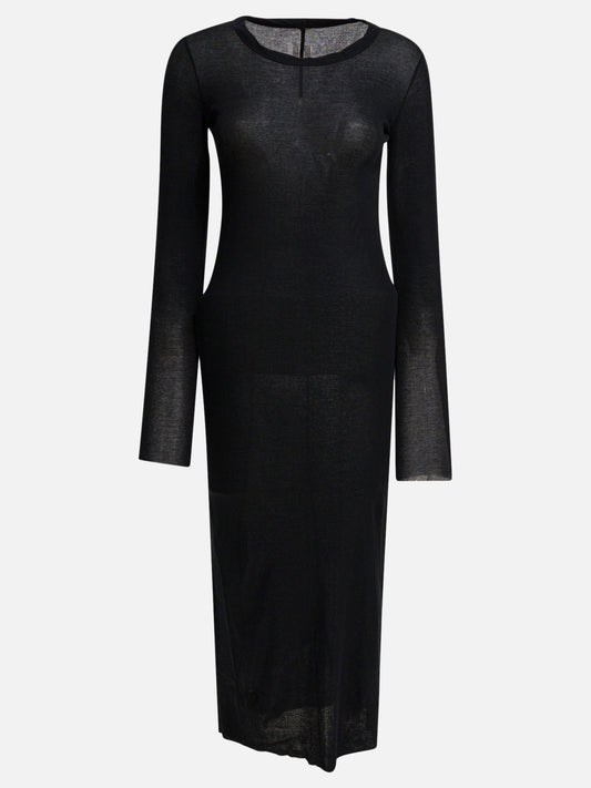 Midi dresses Solid colour  Black - Rick Owens Women | PLP | VIETTI Online Store 
