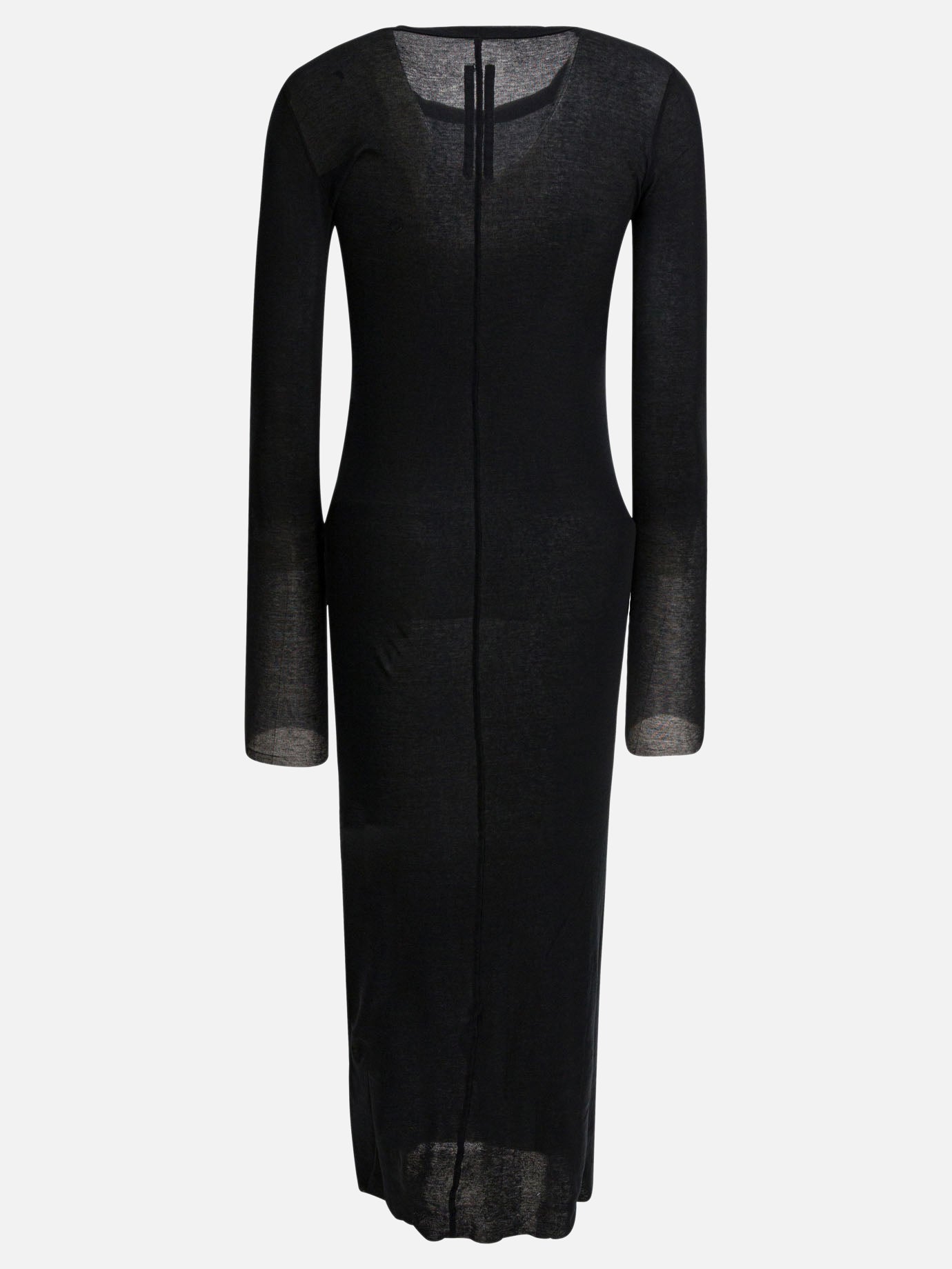Rick Owens Fitted Midi Dress Rick Owens Fitted Midi Dress
