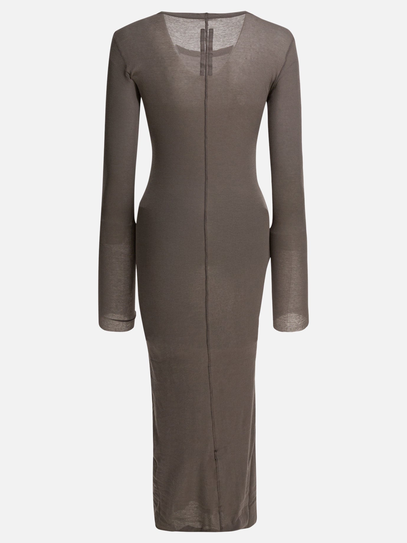 rick owens brown dress Rick Owens Cotton midi dress Brown - Women
