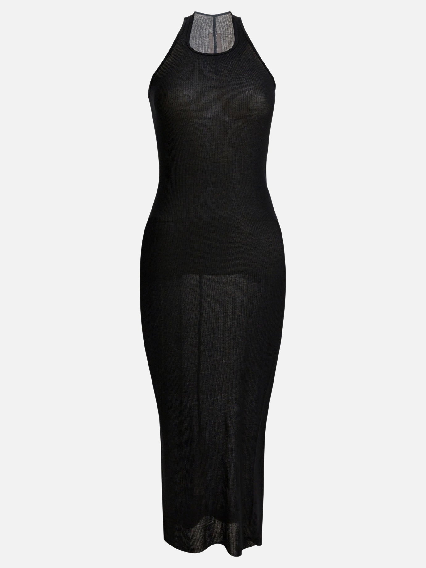 Midi dresses Solid colour  Black - Rick Owens Women | PDP | VIETTI Online Store | thumbnail