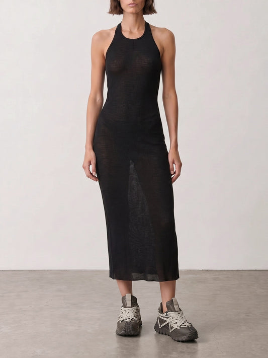 Midi dresses Solid colour  Black - Rick Owens Women | PLP | VIETTI Online Store | 2
