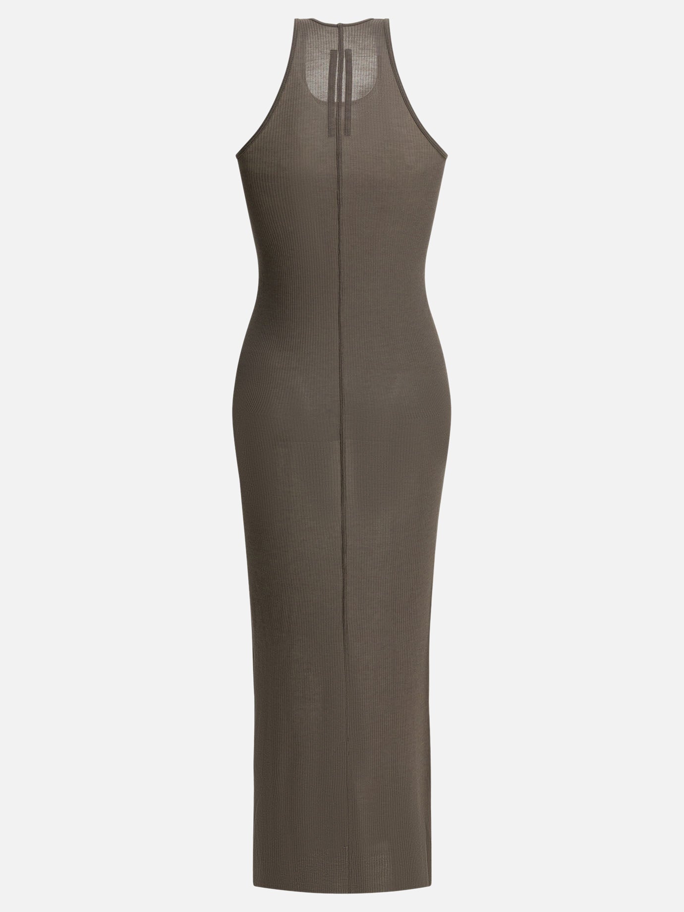 Rick Owens Long sheath dress Grey - Women | VIETTI Online Store Rick Owens Long sheath dress Grey - Women | VIETTI Online Store