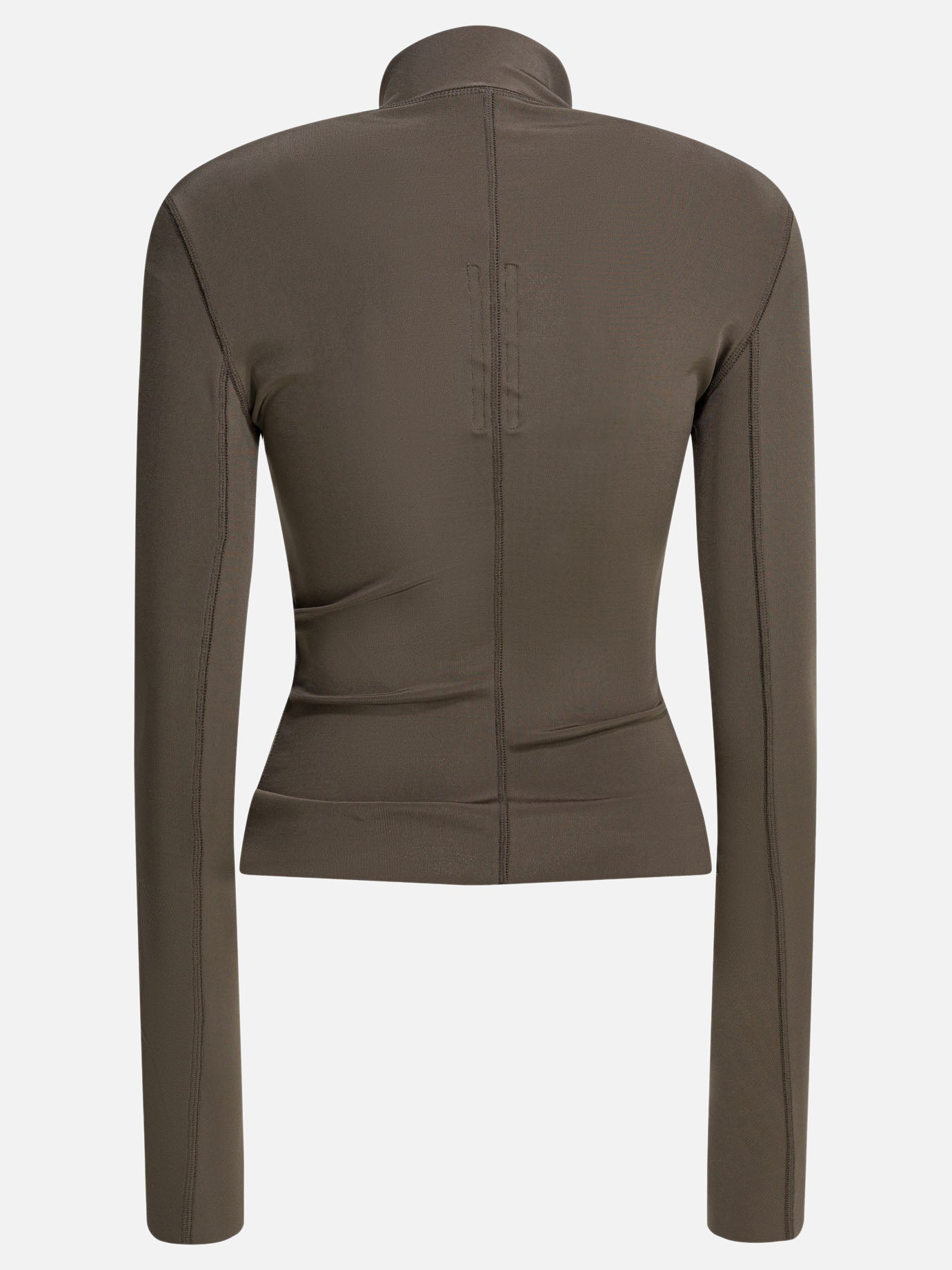 Full zip sweatshirts Solid colour  Brown - Rick Owens Women | PDP | VIETTI Online Store | thumbnail_2