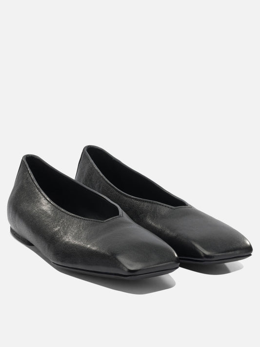 Classic ballet flats 100% ram leather - 100% cow leather  Black - Rick Owens Women | PDP | VIETTI Online Store | 2
