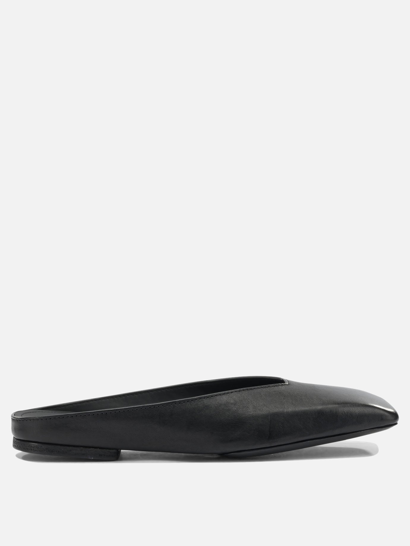 Slipper 100% ram leather - 100% cow leather  Nero - Rick Owens Donna | PDP | VIETTI Online Store | thumbnail