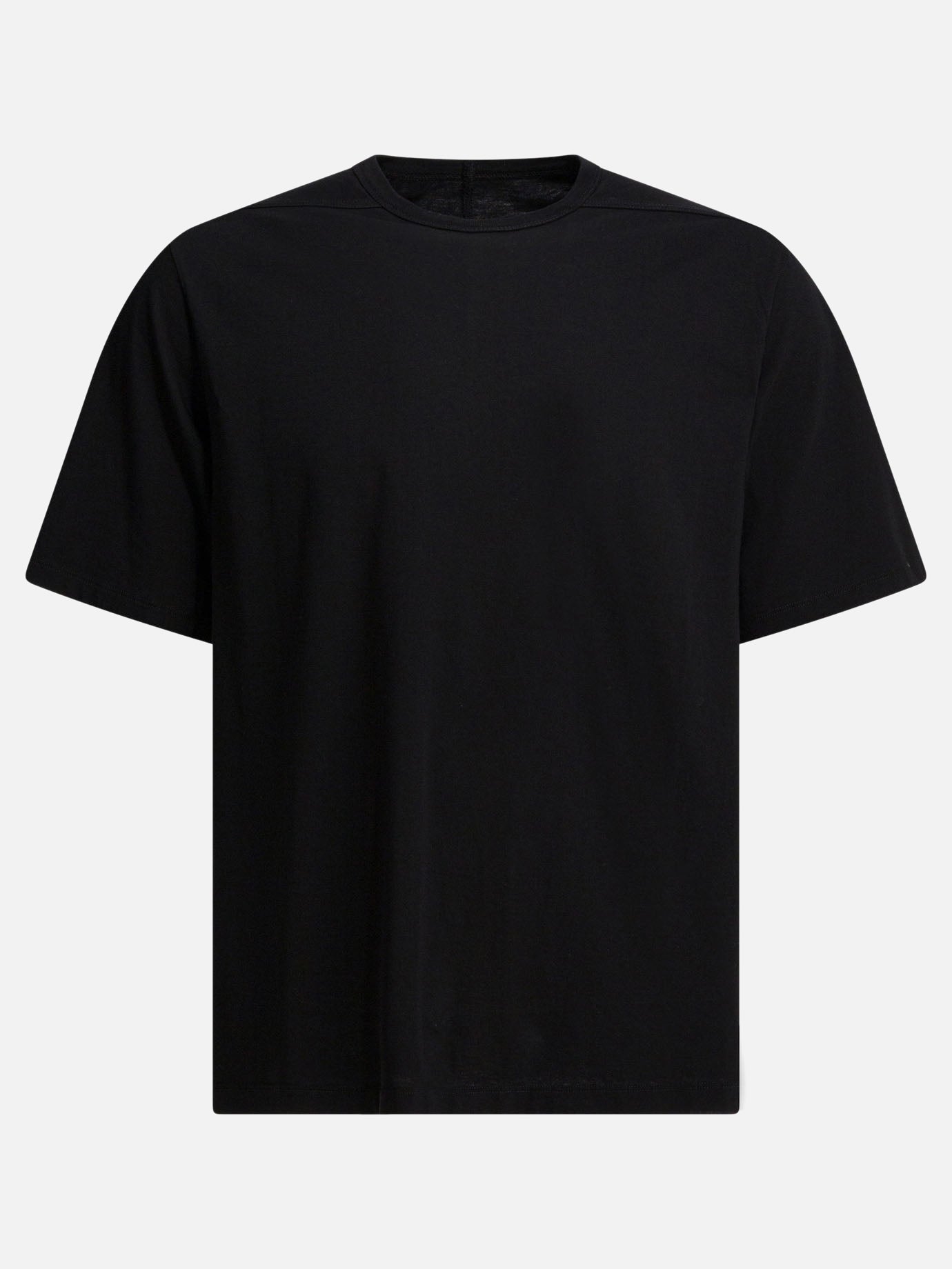 Crewneck t-shirts Solid colour  Black - Rick Owens Men | PDP | VIETTI Online Store | Zoom-Modal

