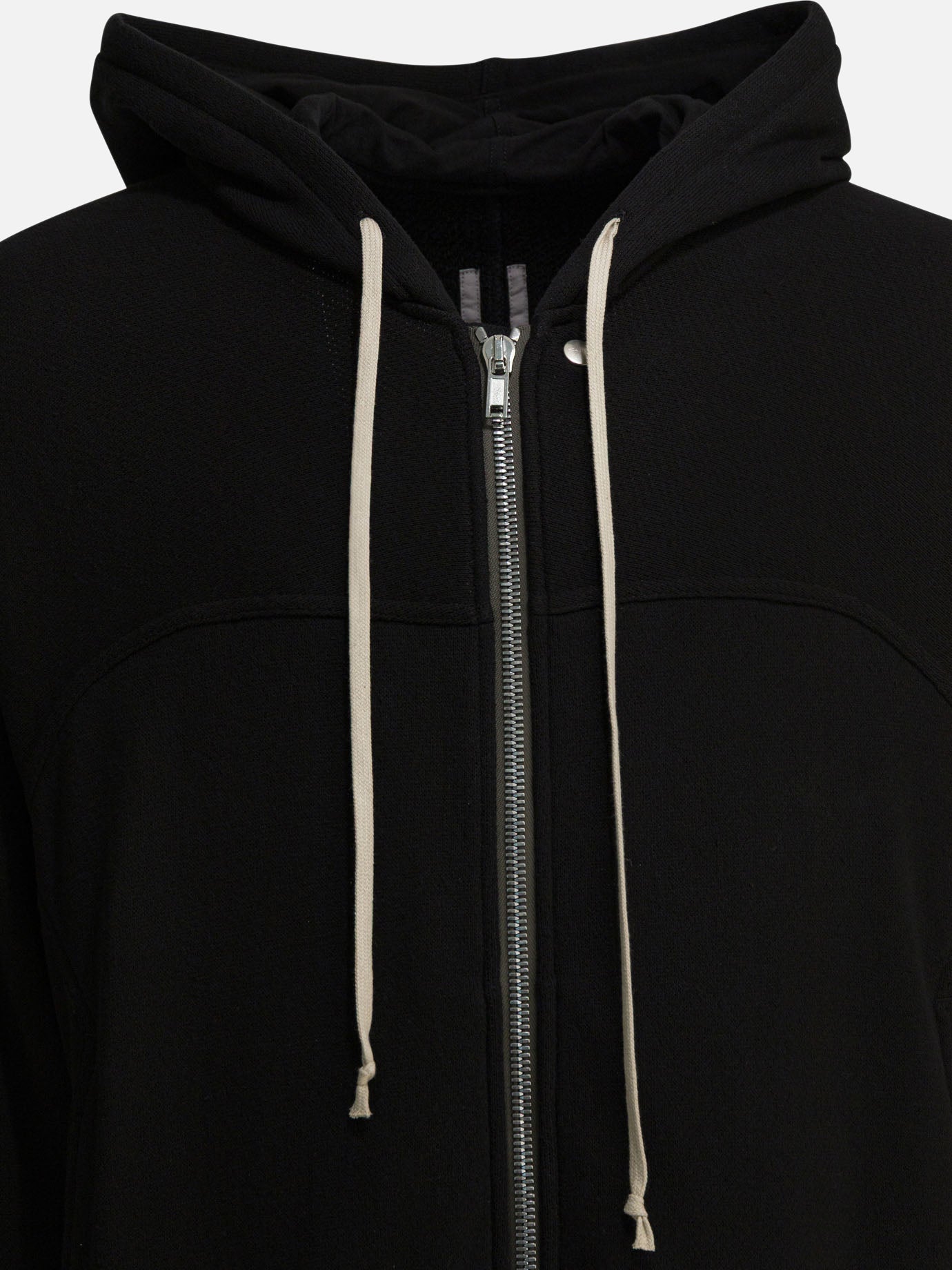 Full zip sweatshirts Solid colour  Black - Rick Owens Men | PDP | VIETTI Online Store | Zoom-Modal_3
