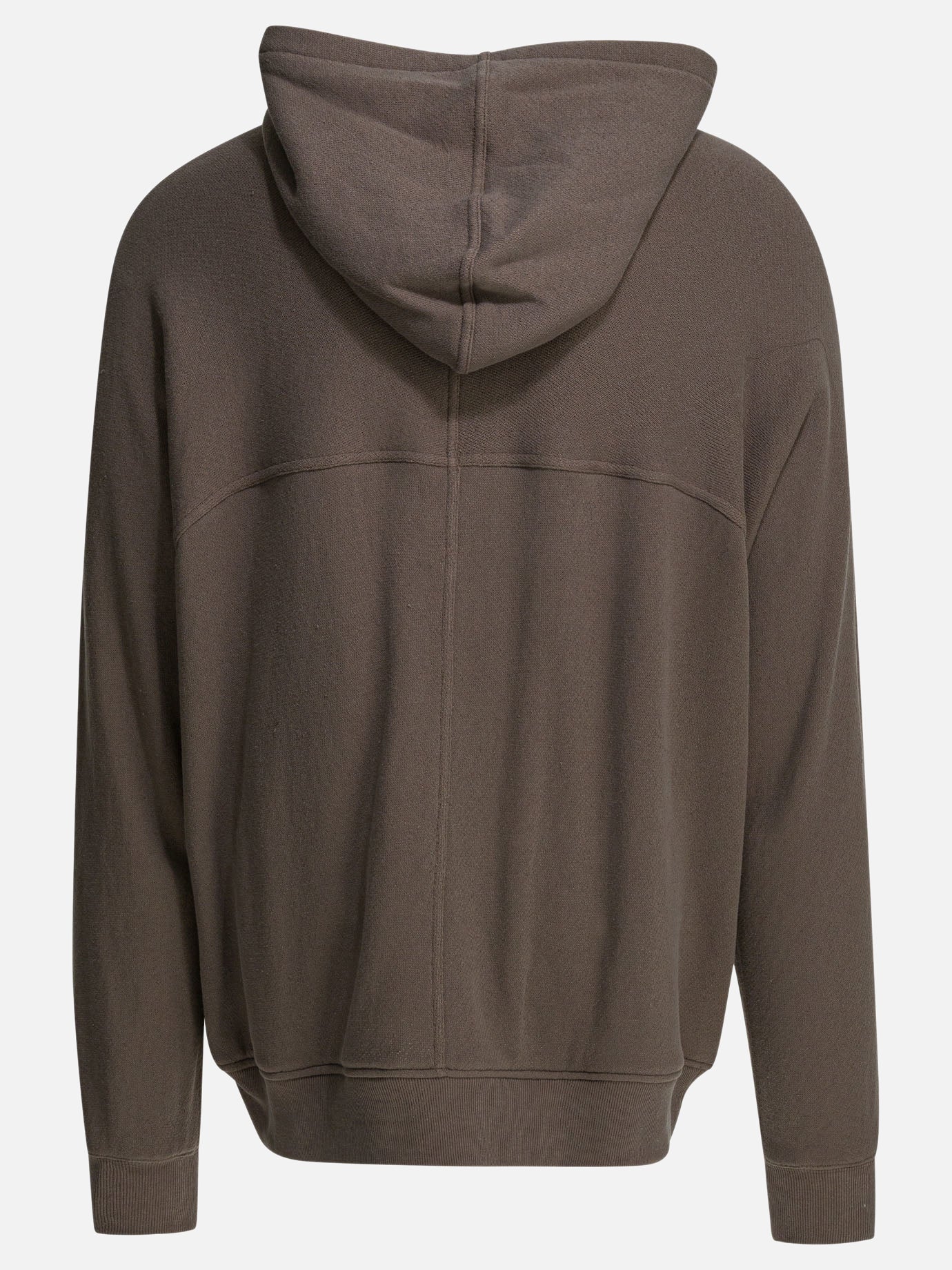 Felpe con zip Solid colour  Marrone - Rick Owens Uomo | PDP | VIETTI Online Store | thumbnail_4