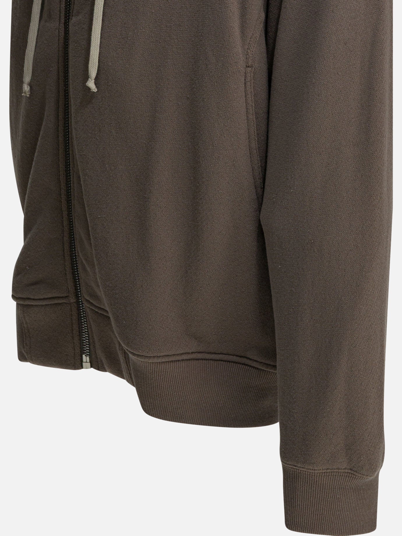 Felpe con zip Solid colour  Marrone - Rick Owens Uomo | PDP | VIETTI Online Store | thumbnail_6