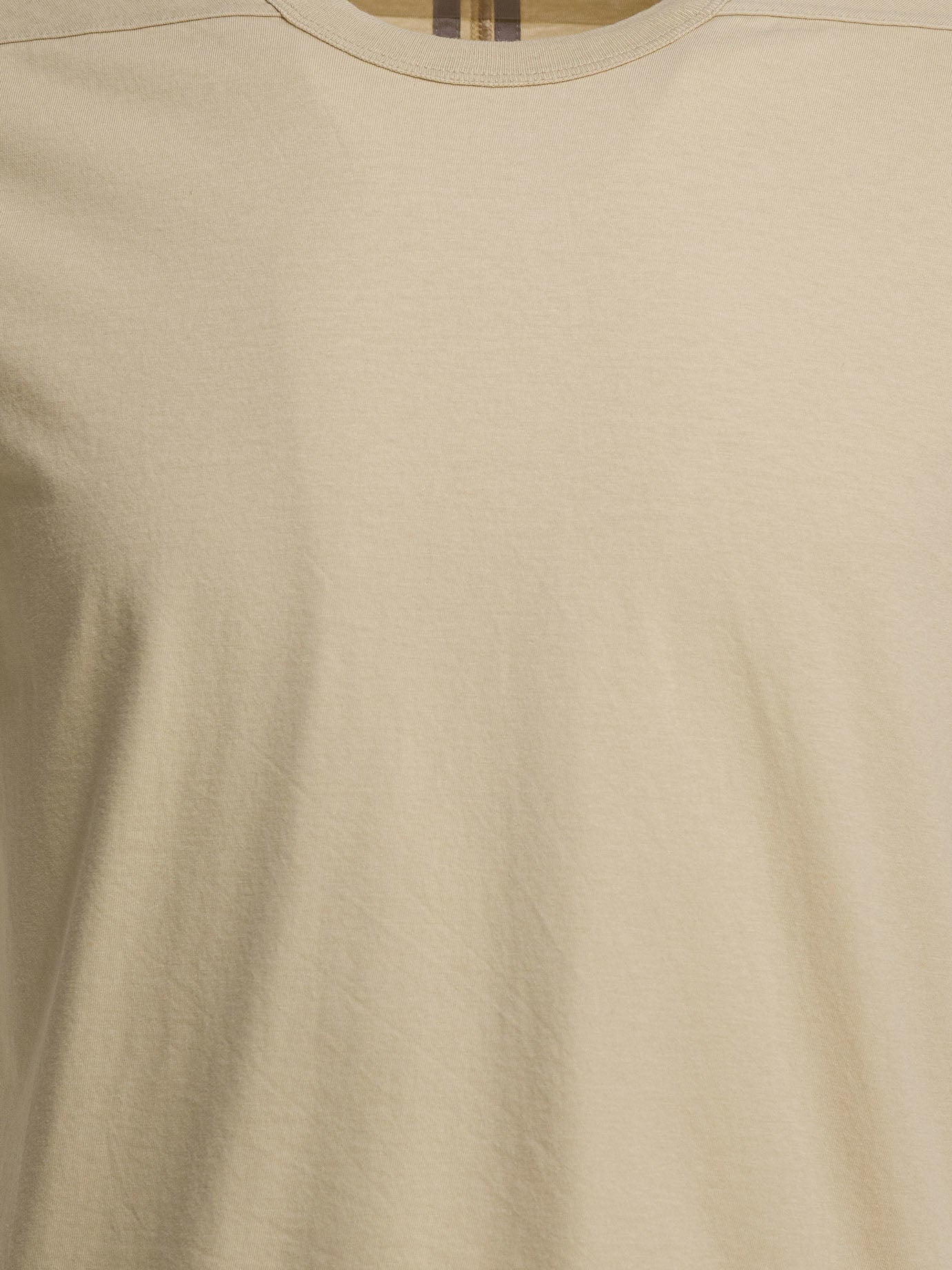 Crewneck t-shirts Solid colour  Beige - Rick Owens Men | PDP | VIETTI Online Store | Zoom-Modal_3
