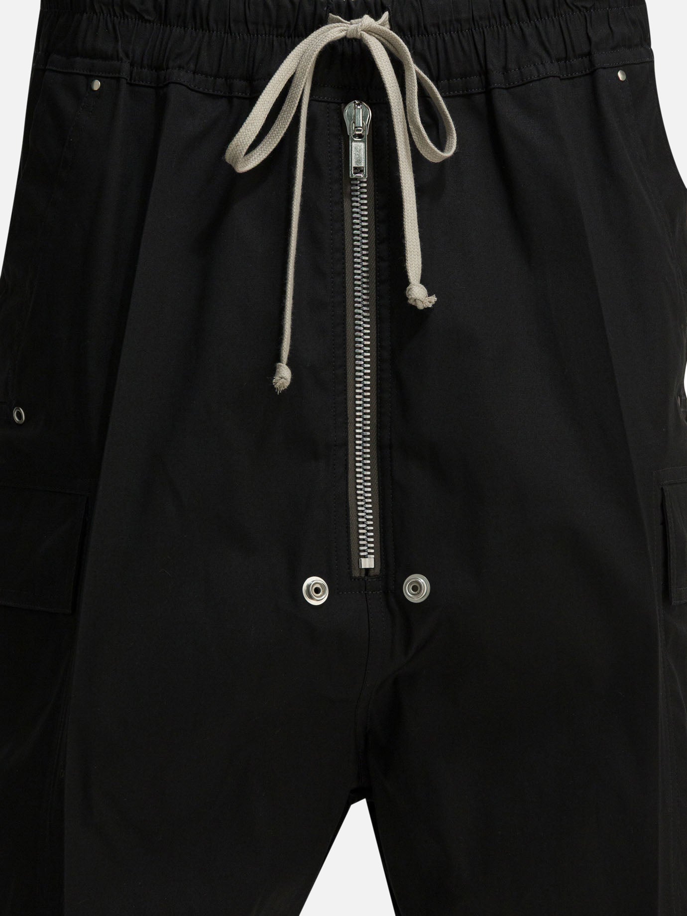 Short cargo Solid colour  Nero - Rick Owens Uomo | PDP | VIETTI Online Store | thumbnail_3