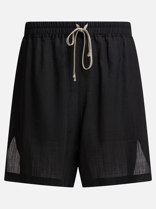 Rick Owens Wool shorts Black

