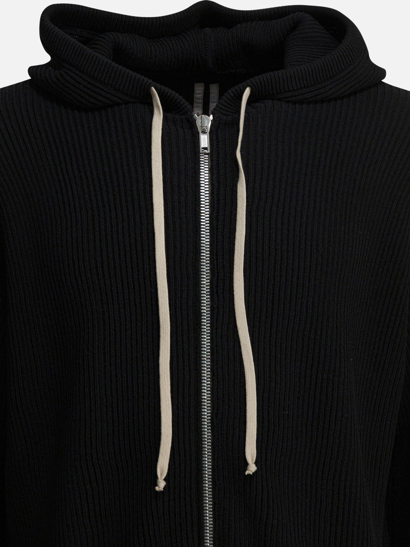 Zipped sweaters Solid colour  Black - Rick Owens Men | PDP | VIETTI Online Store | thumbnail_5