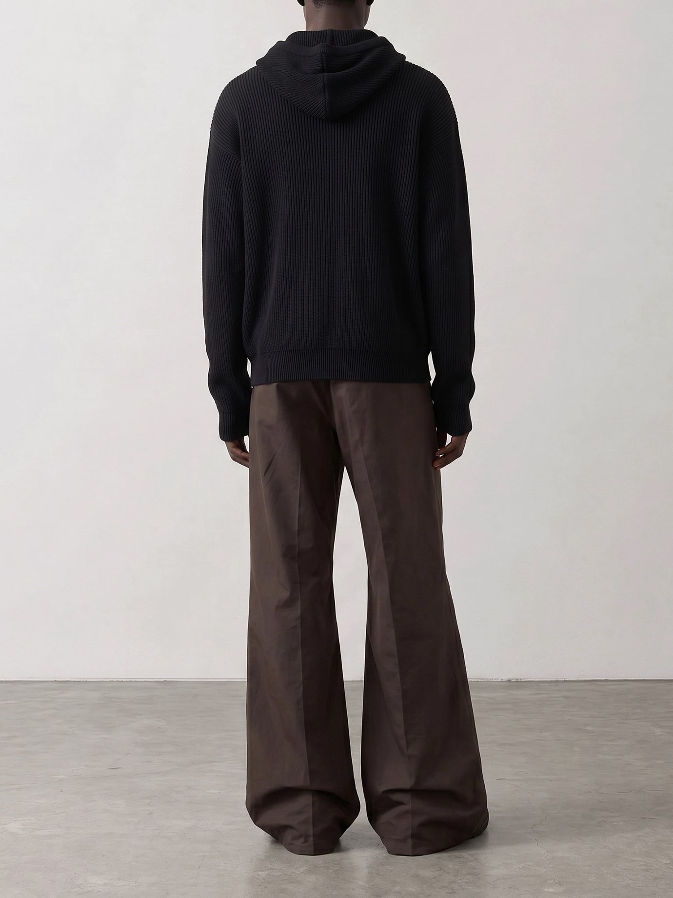 Zipped sweaters Solid colour  Black - Rick Owens Men | PDP | VIETTI Online Store | Zoom-Modal_3
