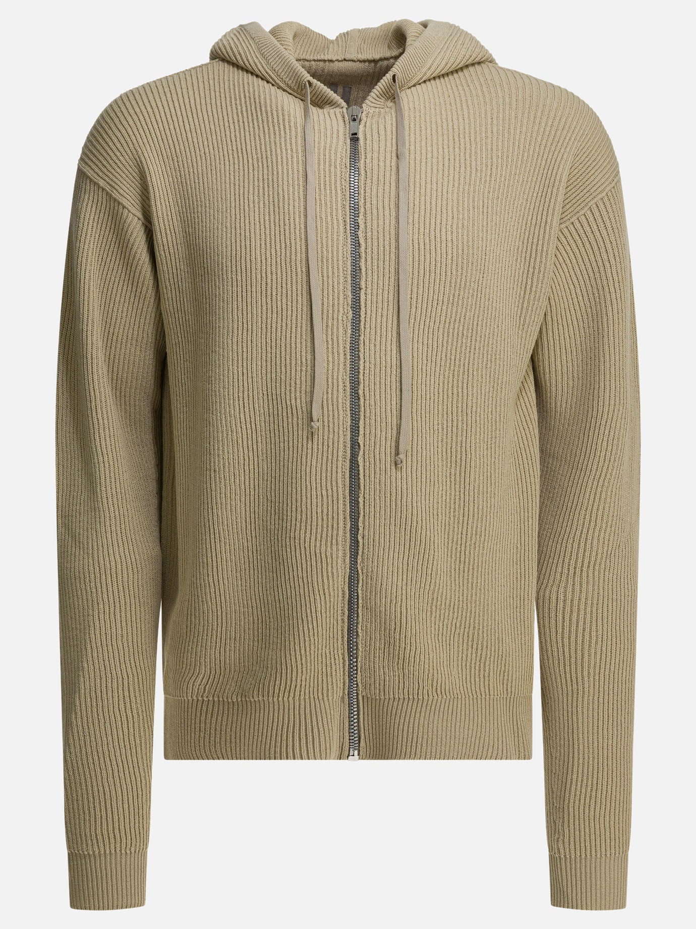 Zipped sweaters Solid colour  Beige - Rick Owens Men | PDP | VIETTI Online Store | Zoom-Modal
