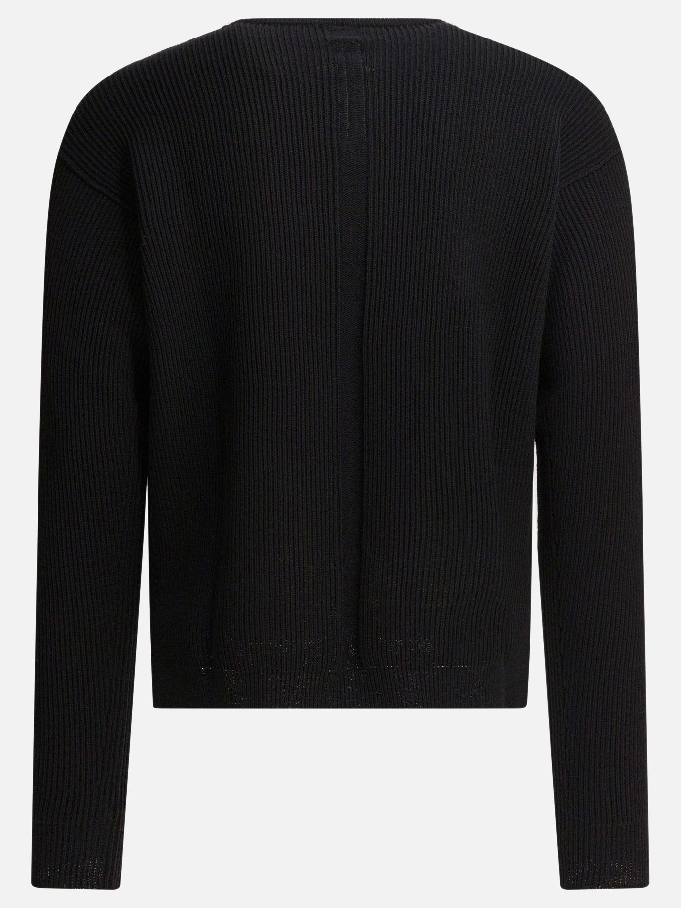 Crewneck sweaters Solid colour  Black - Rick Owens Men | PDP | VIETTI Online Store | Zoom-Modal_2
