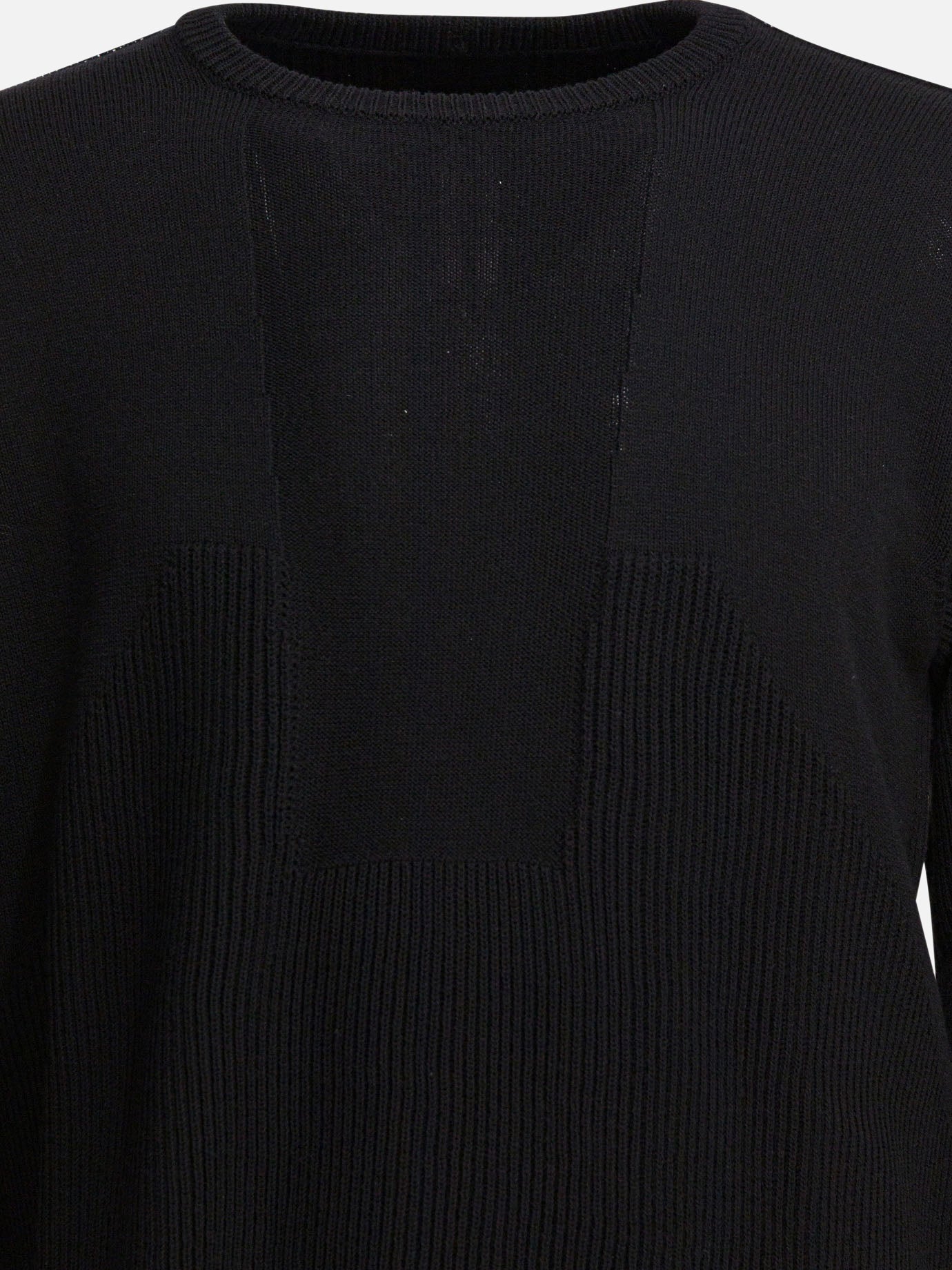 Crewneck sweaters Solid colour  Black - Rick Owens Men | PDP | VIETTI Online Store | thumbnail_3