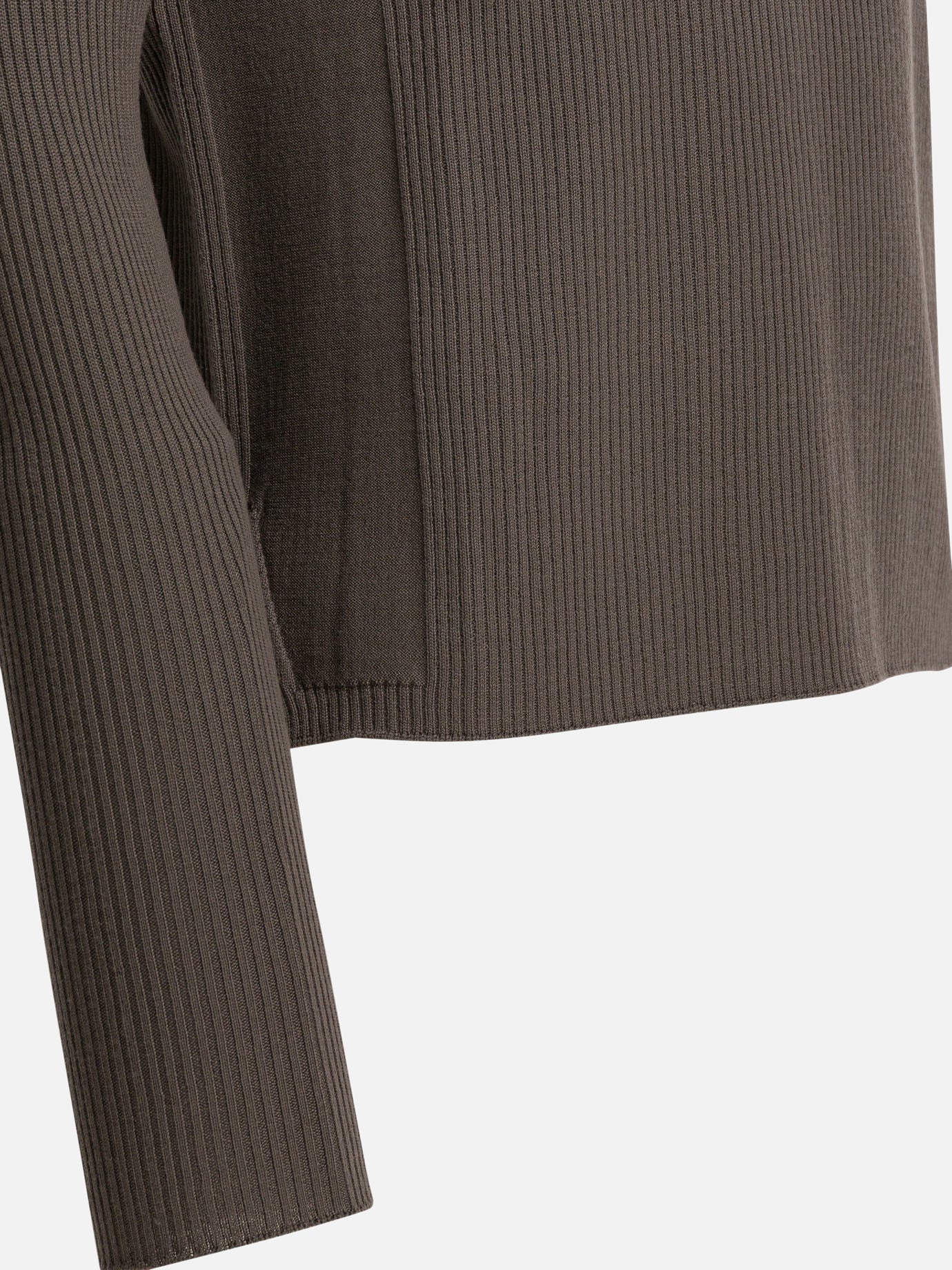 Crewneck sweaters Solid colour  Grey - Rick Owens Men | PDP | VIETTI Online Store | Zoom-Modal_4
