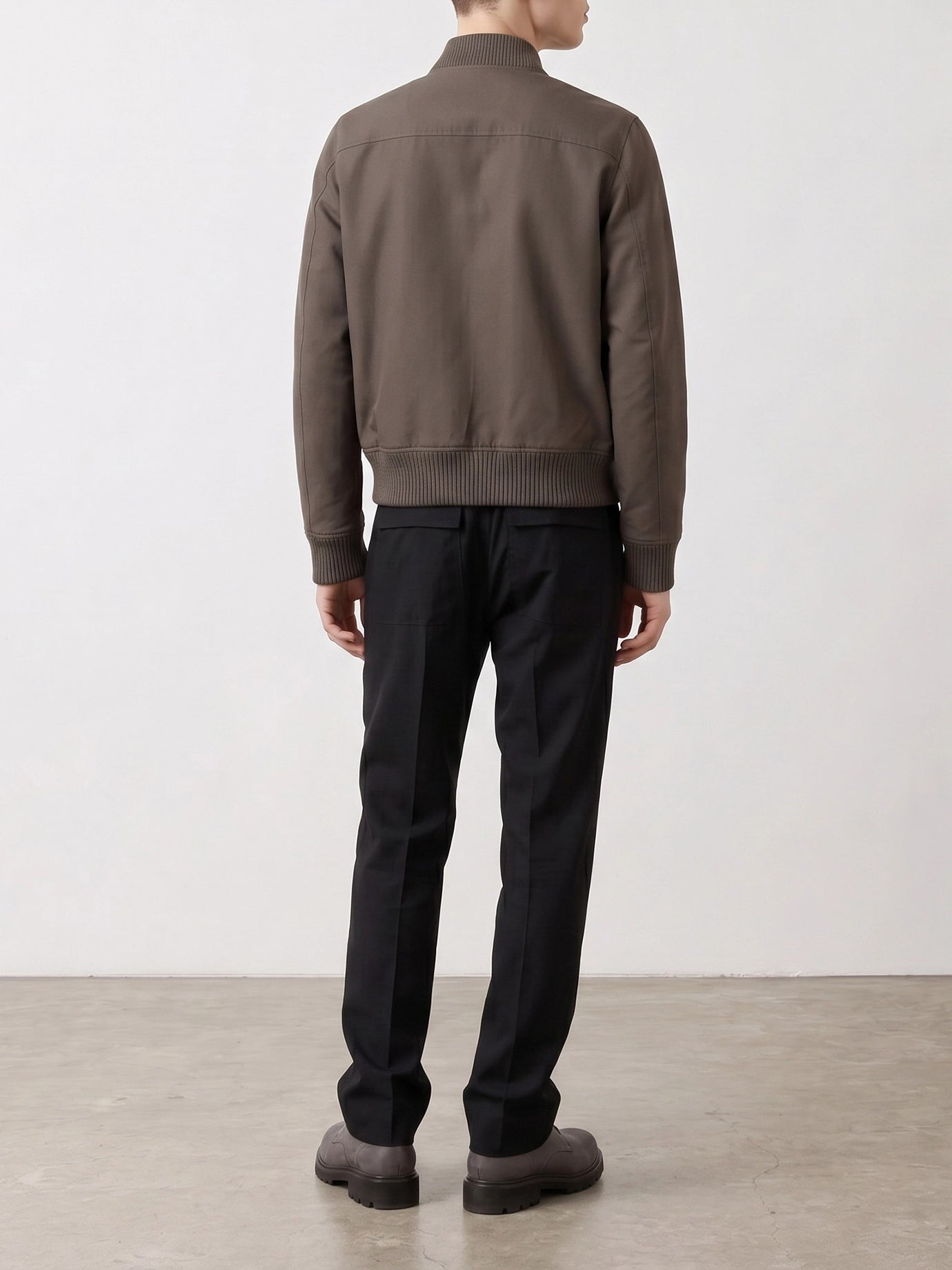 Bomber jackets Solid colour  Grey - Rick Owens Men | PDP | VIETTI Online Store | Zoom-Modal_3
