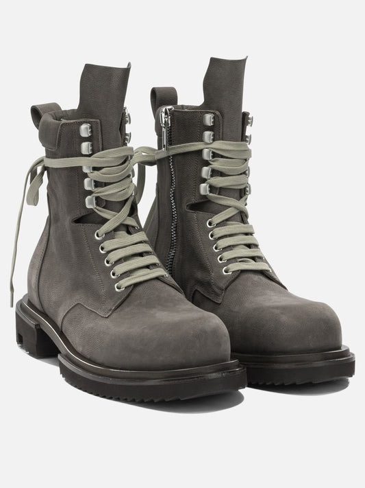 Lace-up boots 100% calf leather - 100% eva  Grey - Rick Owens Men | PLP | VIETTI Online Store | 2
