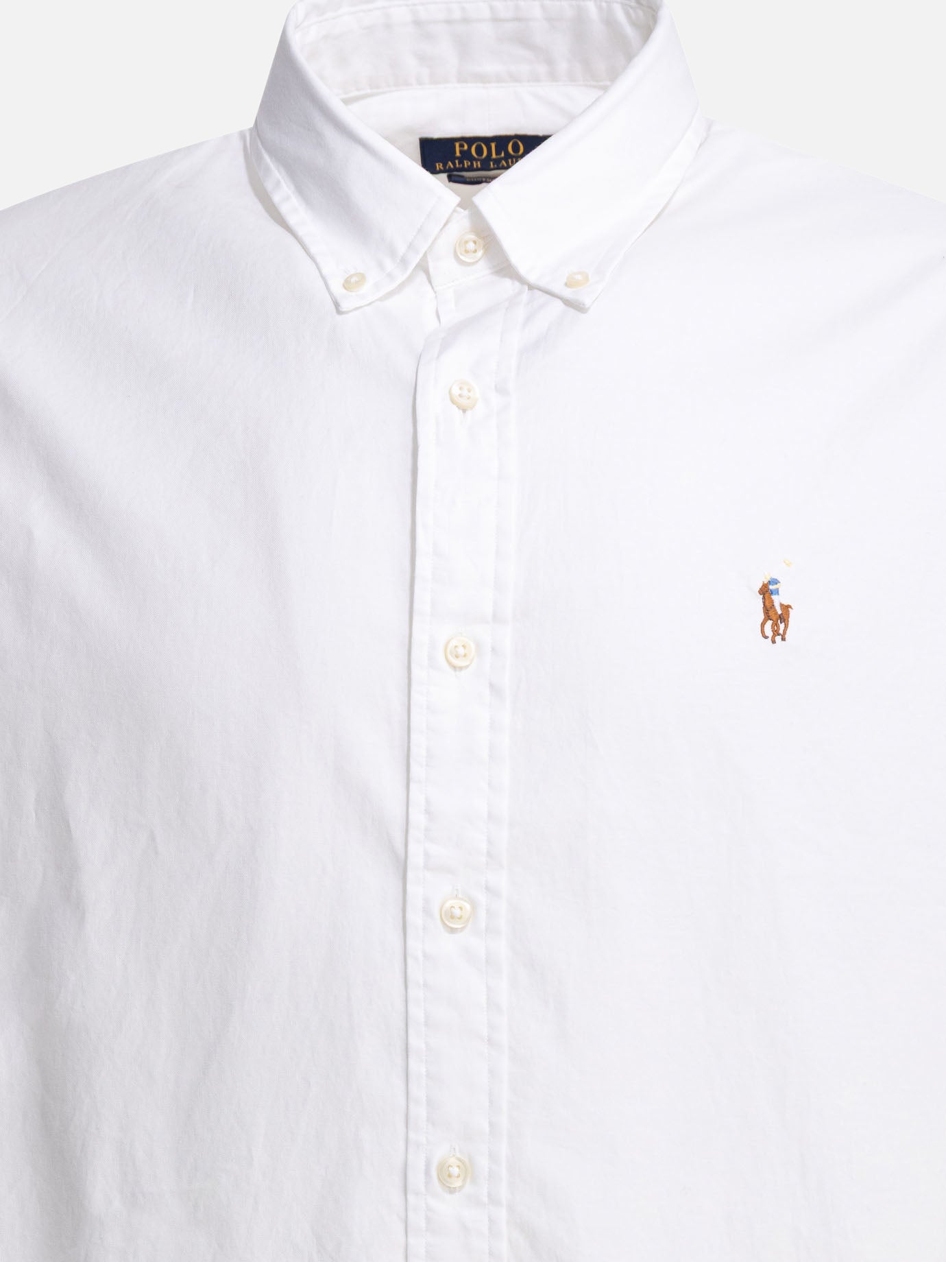 Polo Ralph Lauren "Oxford" Custom-fit casual shirt White - Men | VIETTI Online Store Polo Ralph Lauren "Oxford" Custom-fit casual shirt White - Men | VIETTI Online Store