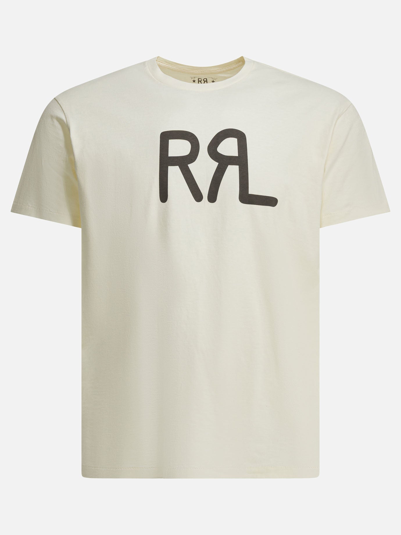 T-shirt girocollo 100% cotton  Bianco - RRL by Ralph Lauren Uomo | PDP | VIETTI Online Store | Zoom-Modal
