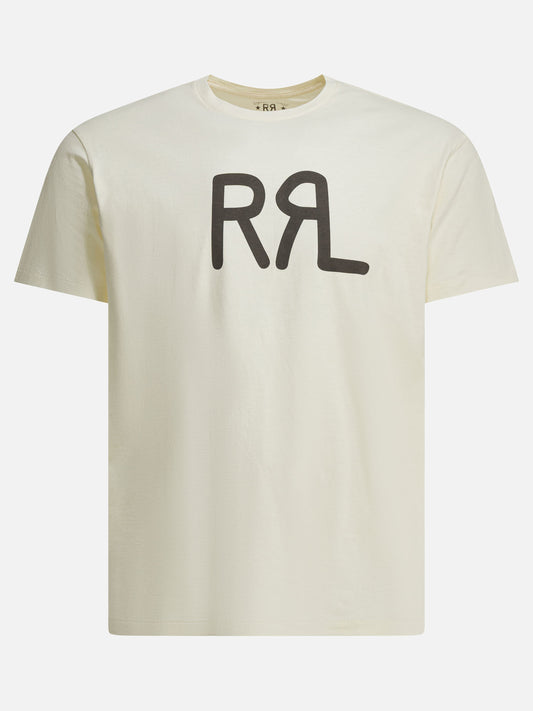 T-shirt girocollo 100% cotton  Bianco - RRL by Ralph Lauren Uomo | PDP | VIETTI Online Store 

