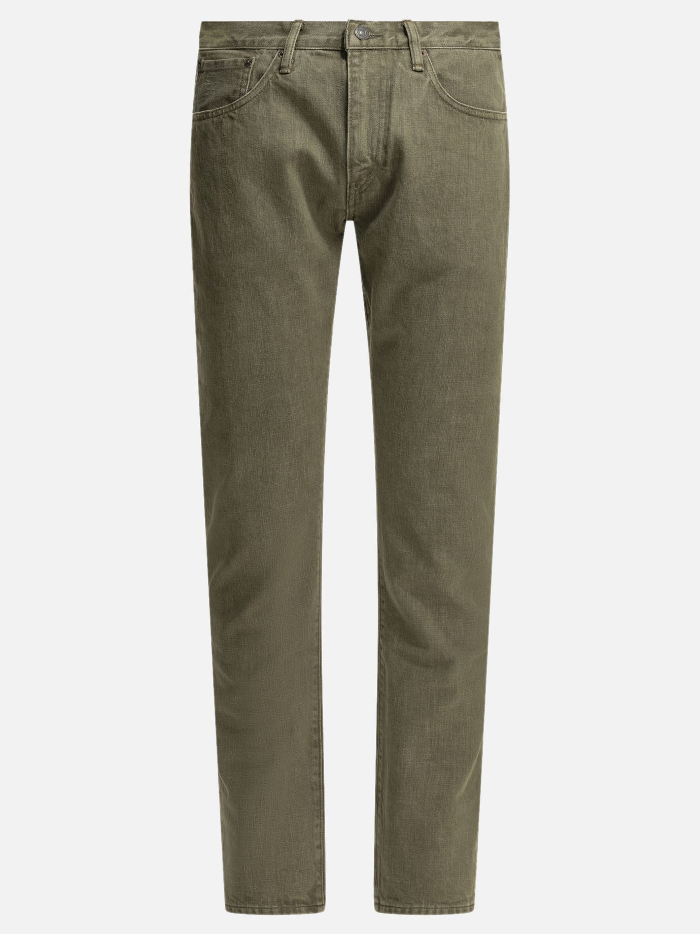Straight-leg jeans Solid colour  Green - RRL by Ralph Lauren Men | PDP | VIETTI Online Store | Zoom-Modal
