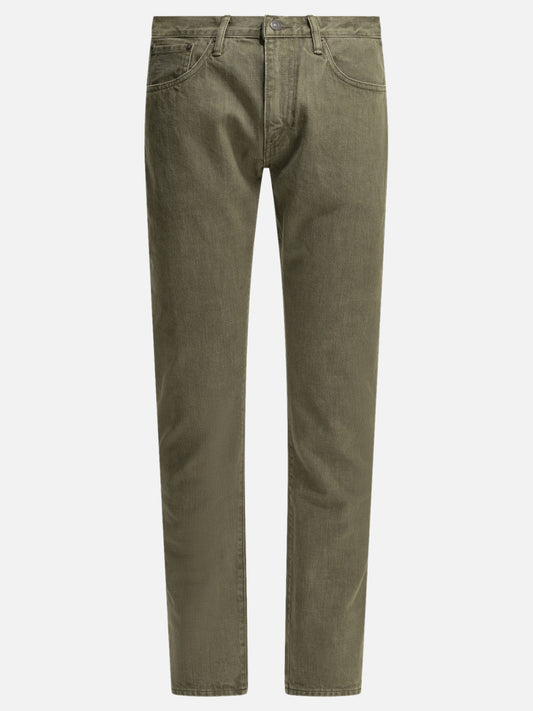 Straight-leg jeans Solid colour  Green - RRL by Ralph Lauren Men | PLP | VIETTI Online Store 
