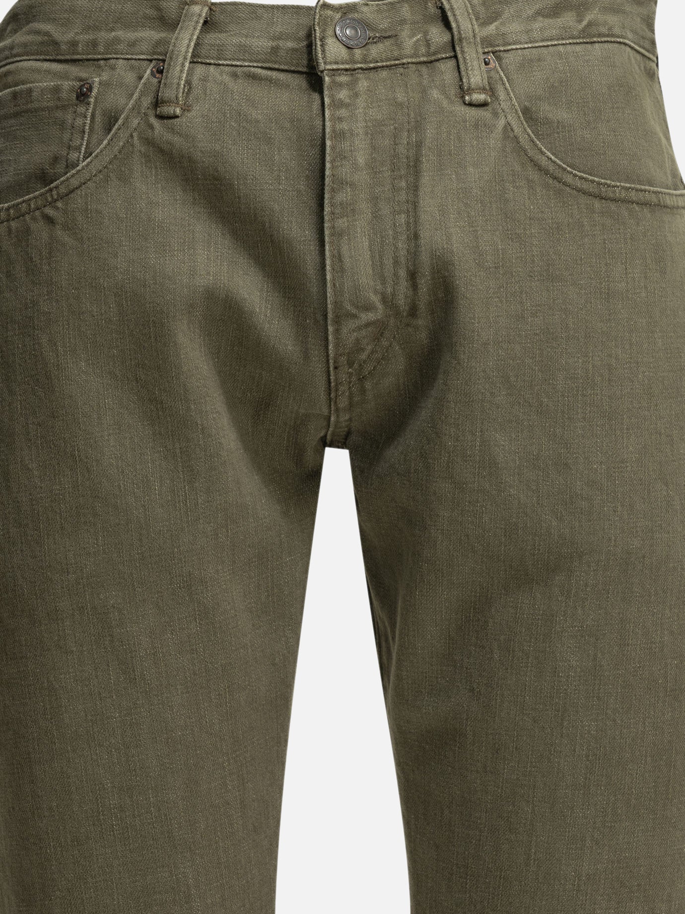 Straight-leg jeans Solid colour  Green - RRL by Ralph Lauren Men | PDP | VIETTI Online Store | Zoom-Modal_3
