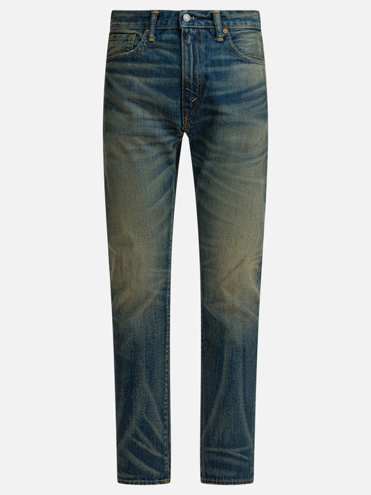 Straight-leg jeans Solid colour  Blue - RRL by Ralph Lauren Men | PDP | VIETTI Online Store 
