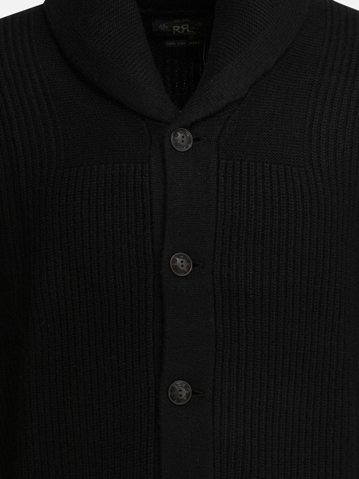 RRL by Ralph Lauren Cashmere cardigan Black - VIETTI