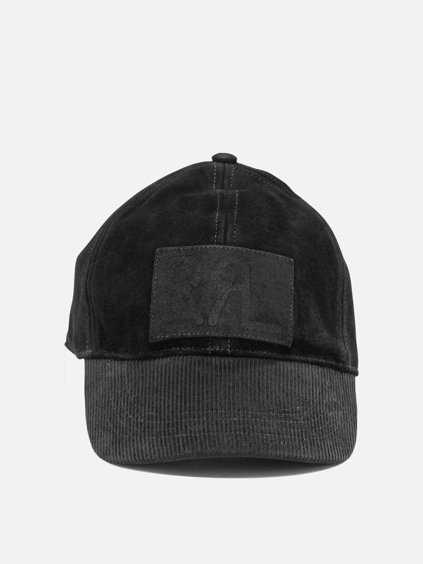 Baseball caps 100% cotton - Other fabric: 100% cow leather  Black - RRL by Ralph Lauren Men | PDP | VIETTI Online Store | thumbnail