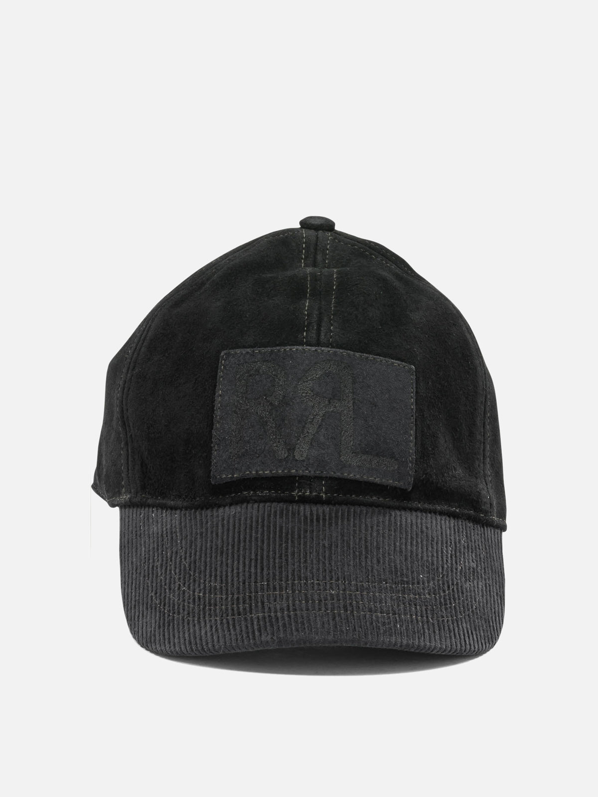 RRL by Ralph Lauren Suede baseball cap Black