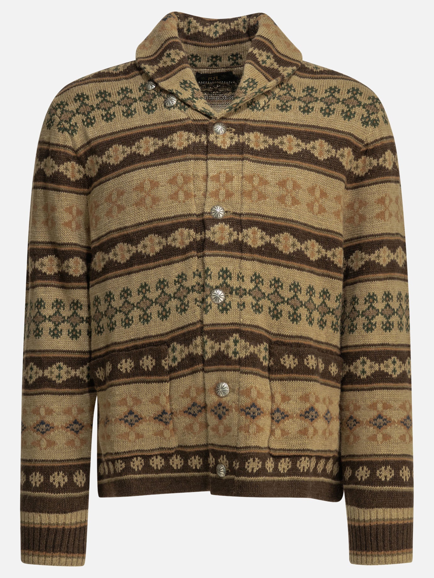 Cardigans Textured knit  Beige - RRL by Ralph Lauren Men | PDP | VIETTI Online Store | Zoom-Modal
