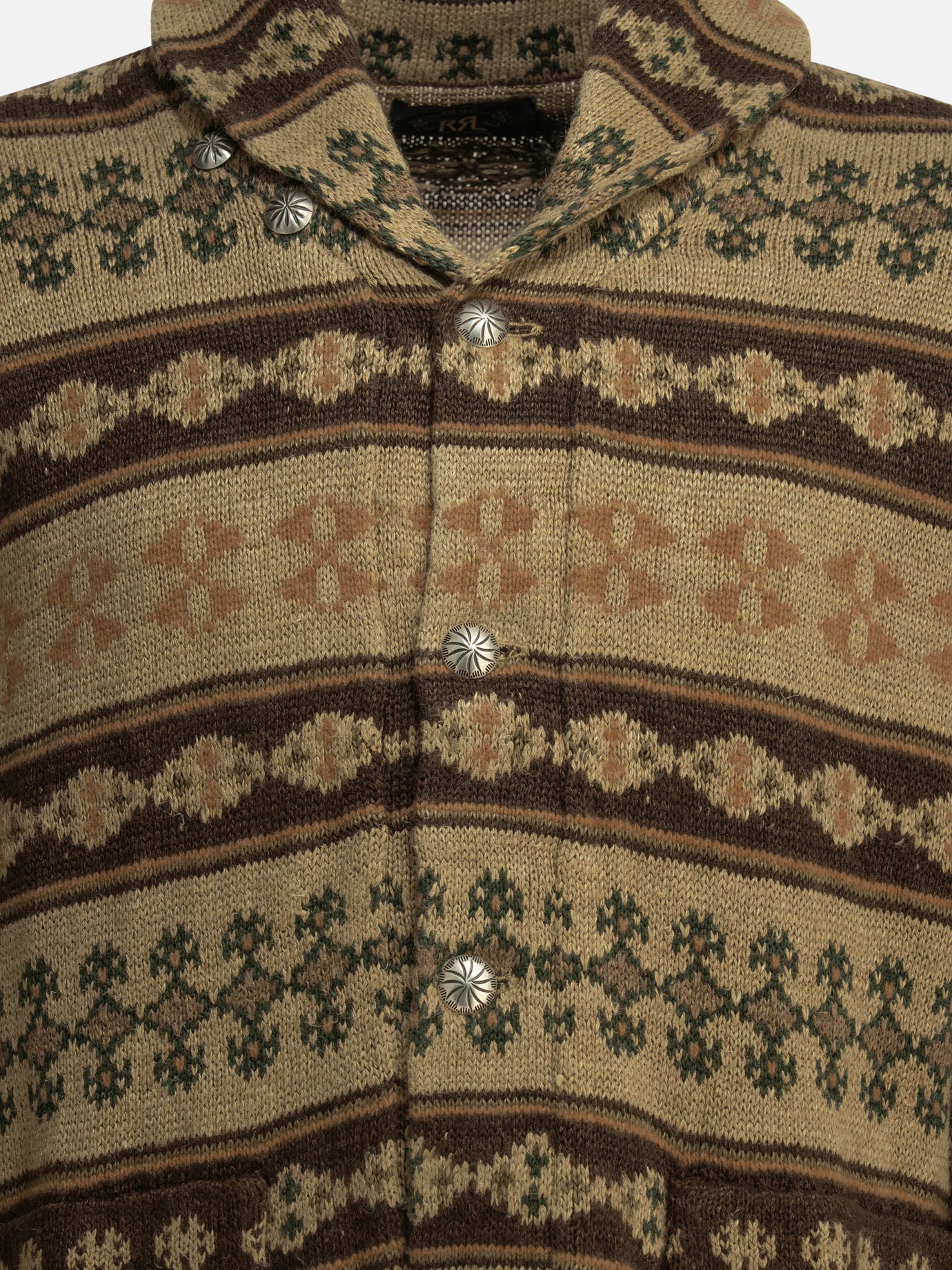 Cardigans Textured knit  Beige - RRL by Ralph Lauren Men | PDP | VIETTI Online Store | thumbnail_3
