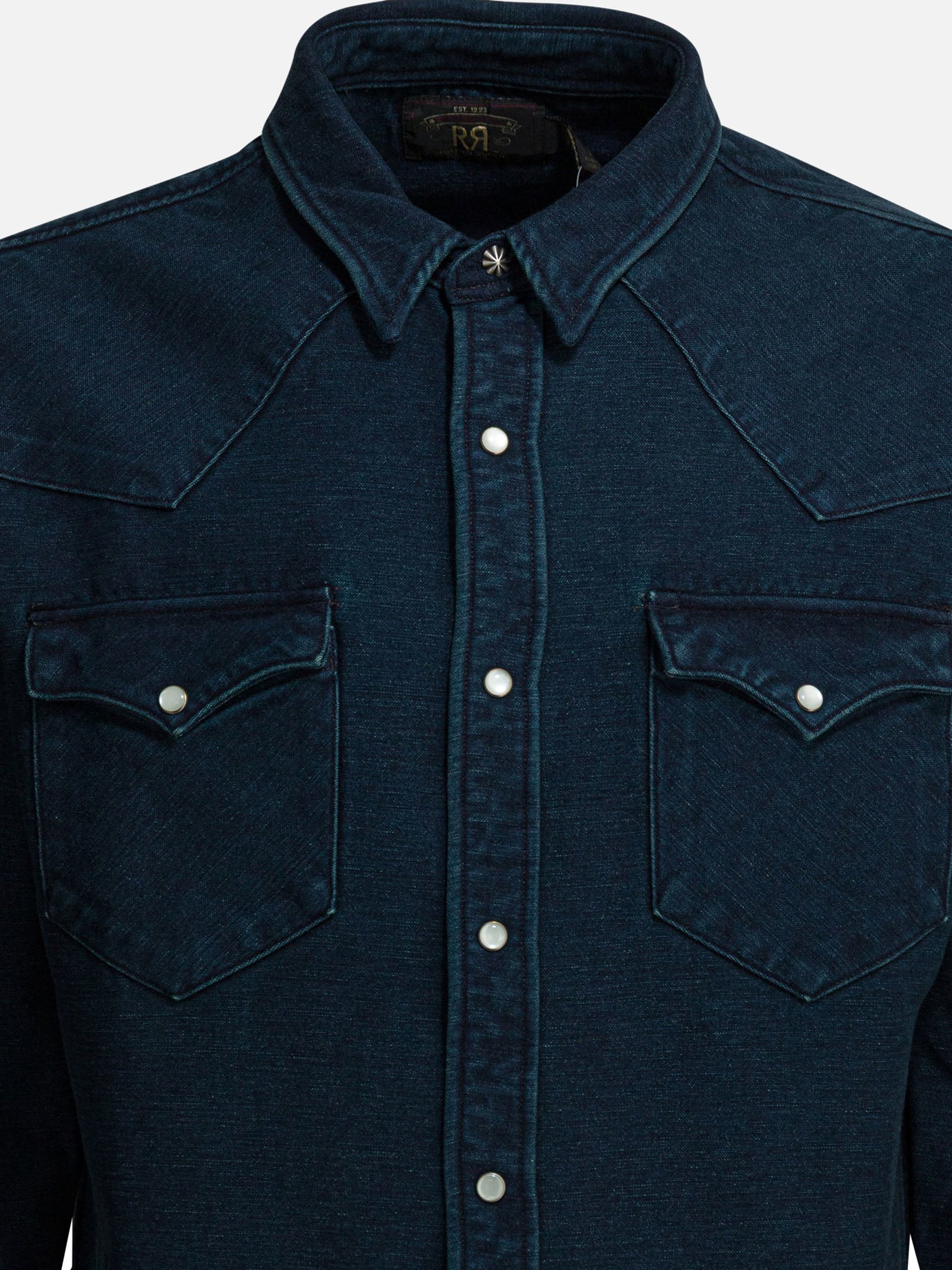 Casual shirts Solid colour  Blue - RRL by Ralph Lauren Men | PDP | VIETTI Online Store | Zoom-Modal_3
