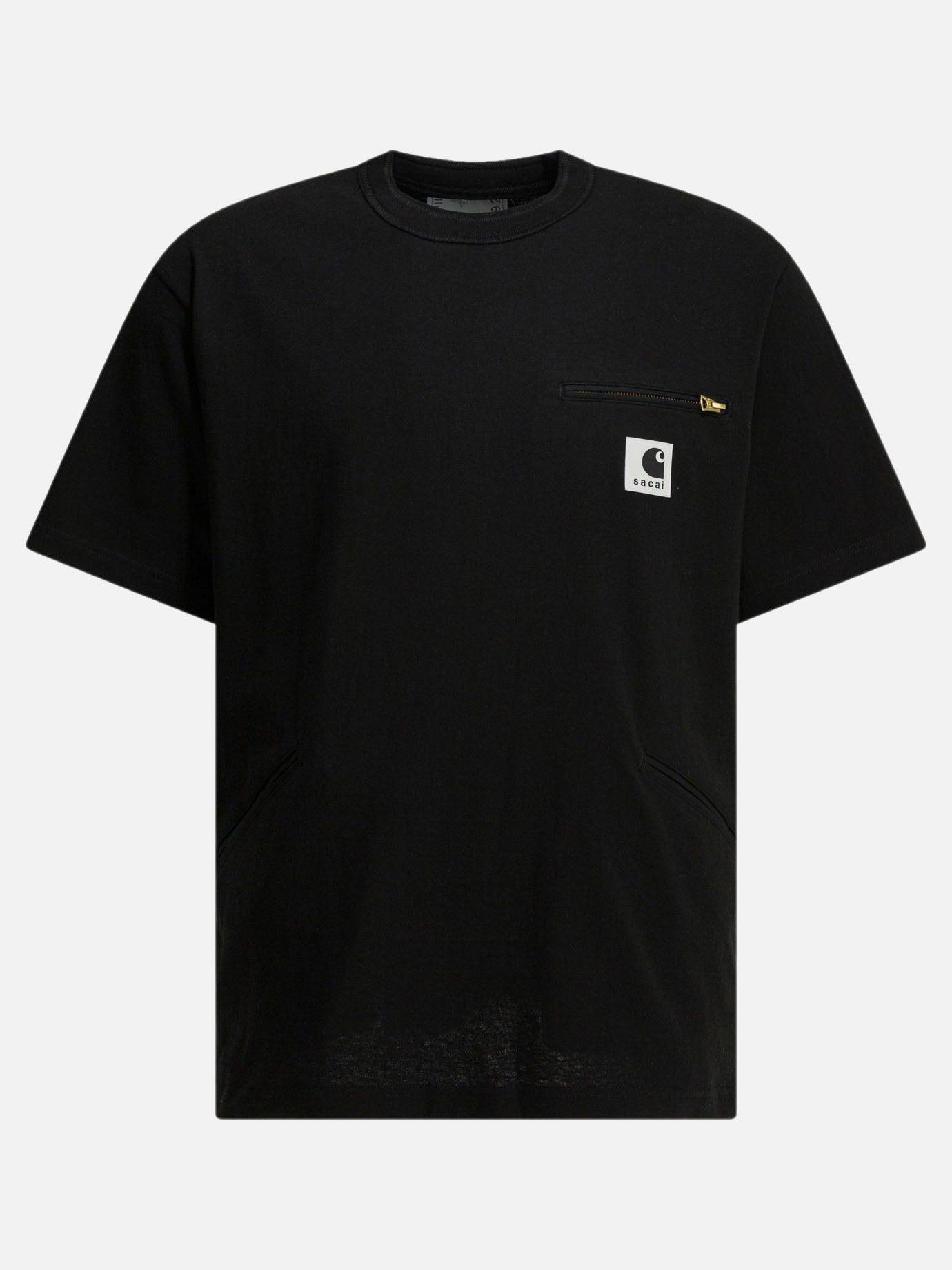 Crewneck t-shirts Logo  Black - Sacai Men | PDP | VIETTI Online Store | Zoom-Modal
