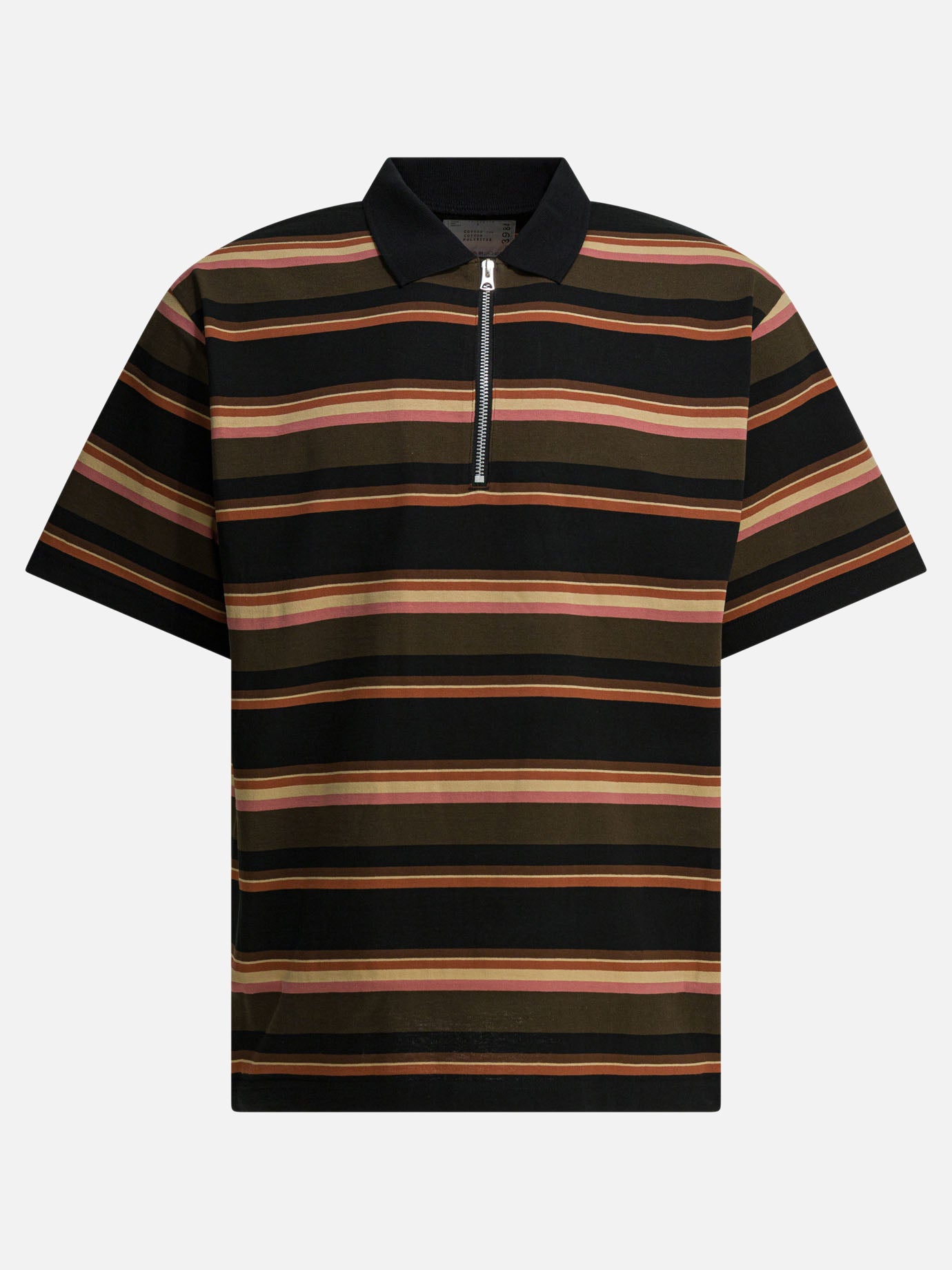 Polo shirts without buttons Striped  Blue - Sacai Men | PDP | VIETTI Online Store | thumbnail