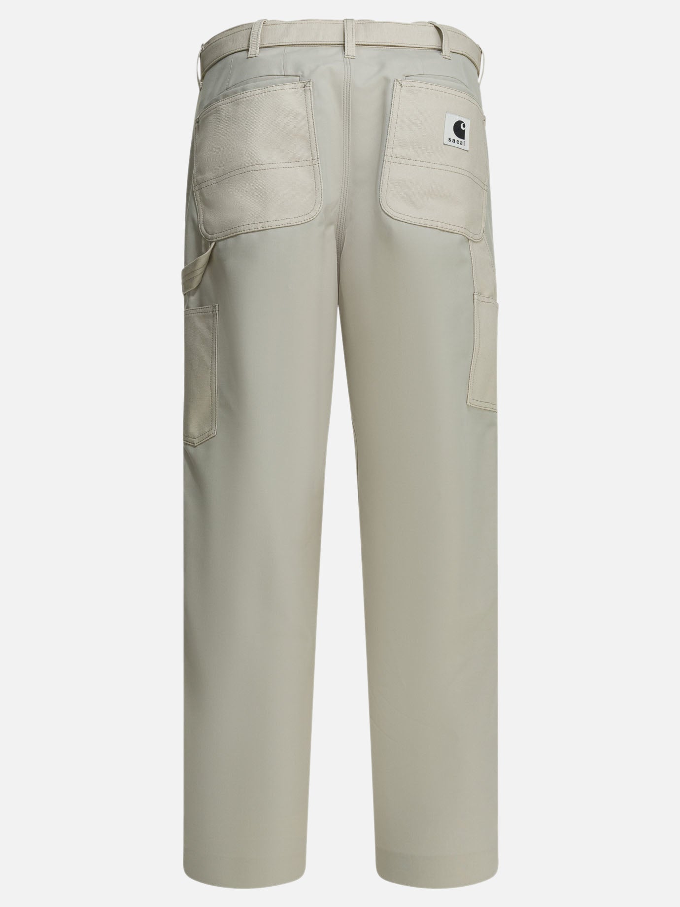 Cargo & parachute trousers Logo  White - Sacai Men | PDP | VIETTI Online Store | thumbnail_2
