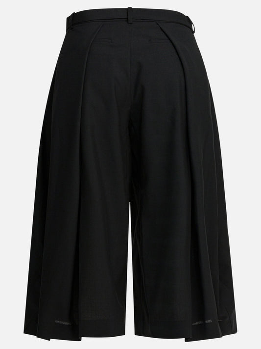Pantaloni sartoriali Solid colour  Nero - Sacai Donna | VIETTI Online Store | 2
