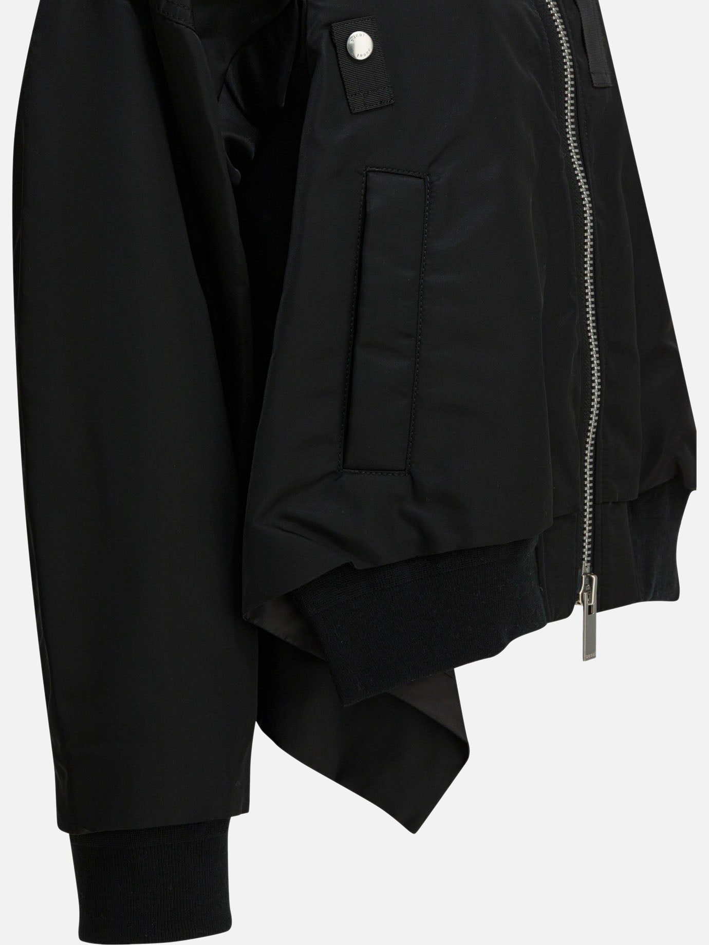 Bomber Solid colour  Nero - Sacai Donna | PDP | VIETTI Online Store | Zoom-Modal_3
