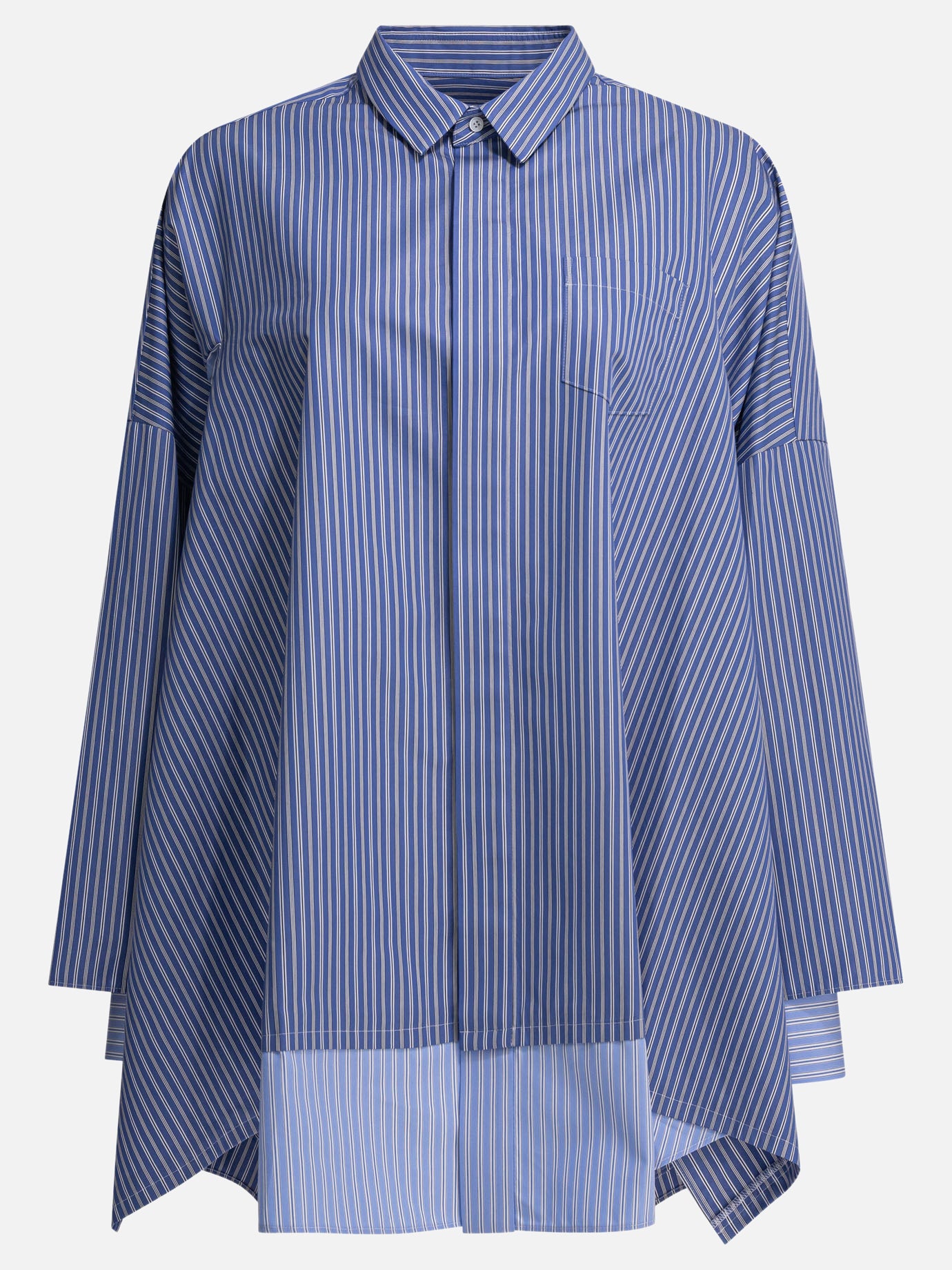 Casual shirts Striped  Light blue - Sacai Women | PDP | VIETTI Online Store | thumbnail