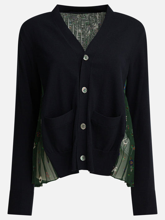 Cardigan Floral  Blu - Sacai Donna | PLP | VIETTI Online Store 
