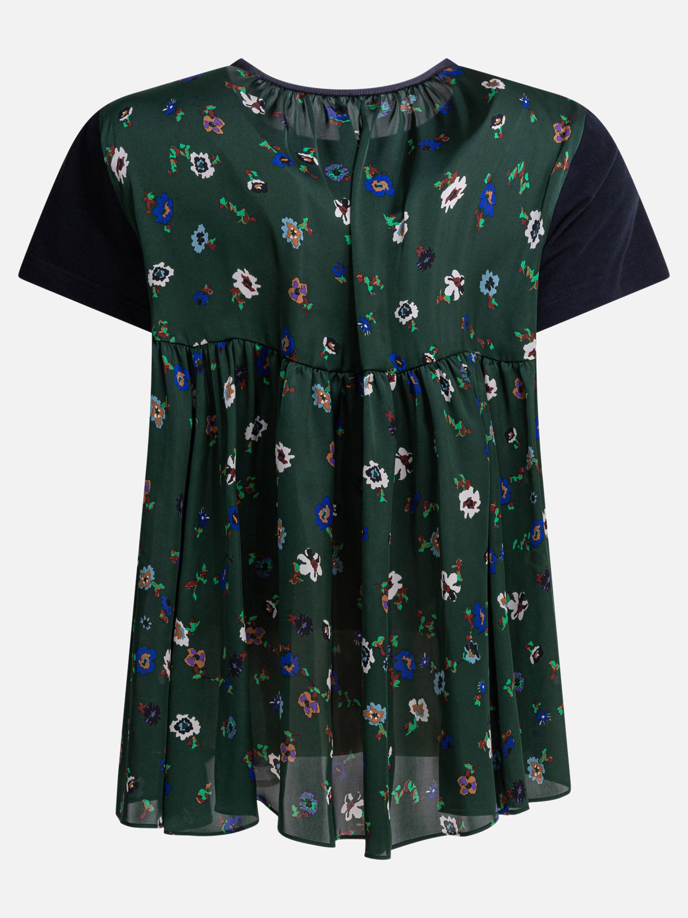 Crewneck t-shirts Floral  Blue - Sacai Women | PDP | VIETTI Online Store | Zoom-Modal_2
